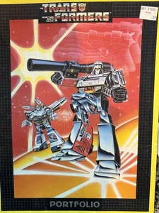 Vintage Portfolio Pocket Folder Transformers G1 Megatron und Shockwave 1984 - Bild 1 von 5