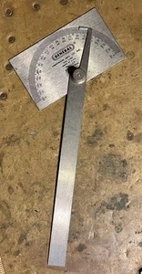Vintage General Tools Stainless Steel Miter angle Protractor No 17 USA Made - Picture 1 of 3