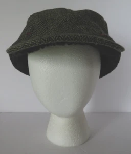Scala Fischgrät Mütze Kappe schwarz Gr. L/XL Fleece gefüttert Handmade Dorfman Pacific - Bild 1 von 7