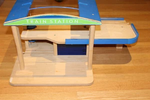 Giant Train Station for Wooden Train, compatible w/ Thomas The Train/Chuggington - Picture 1 of 11