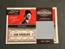 2011 Playoff Prime Cuts CLAYTON KERSHAW /49 Colossal Game Used Relic Card #7