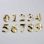 1pc Höhe 5 cm Golden Home Sticker Adresstür Label Gold Modern House Number 