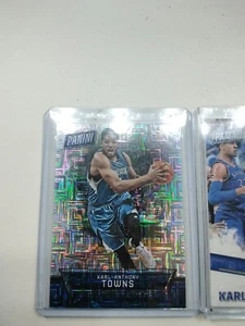 Karl Anthony Towns 2015-16 The National VIP RC 4/10 (2) Cards Patch Kentucky - Picture 1 of 12