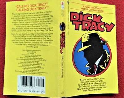 VINTAGE 1990 "DICK TRACY" by MAX ALLAN COLLINS~ PAPERBACK ~ NEW - Image 1 of 4