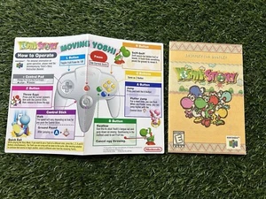 Yoshi's Story Nintendo 64 N64 Instruction Booklet Manual & Operation Card Only - Picture 1 of 2