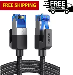 Ugreen Cat 8 Ethernet-Kabel geflochten High Speed 40 Gbit/s 2000 MHz, 20 Fuß bis 65 Fuß - Bild 1 von 10