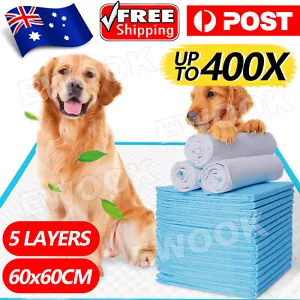 200/400x Pet Dog Cat Training Pads Absorbent Indoor Puppy Toilet Pee Pad 60x60cm - Picture 1 of 13