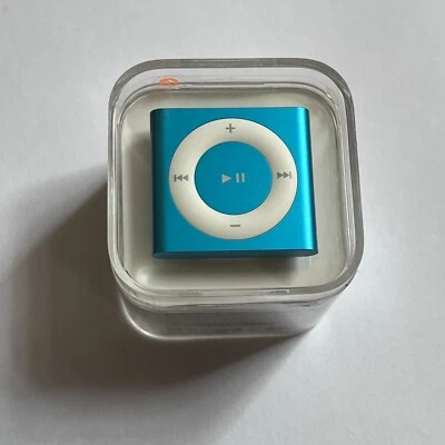 Apple iPod Shuffle 2GB 4th Generation Late 2012 Blue SEALED New Old Stock - Image 1 of 4