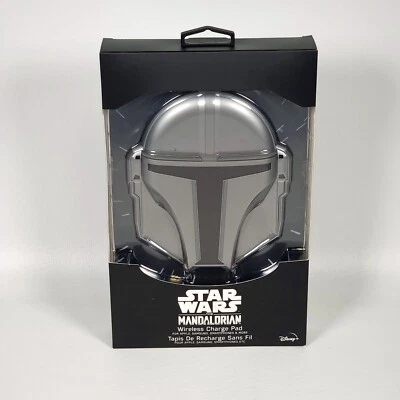 Star Wars THE MANDALORIAN Wireless Charge Pad Apple & Samsung NEW SEALED - Image 1 of 4