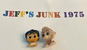 Disney Doorables Aladdin and flocked Abu monkey mini figures toys - Bild 1 von 4