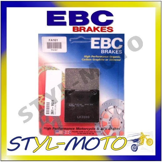 Rear EBC Organic Brake Pads FA161 Kawasaki ZR 1200 ZRX 1200R 2006 Foto 1 de 1