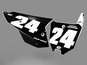 Honda CR/CRF MX NUMBER BOARD GRAPHICS BACKGROUNDS 85 150 125 250 450 500 - Picture 1 of 5