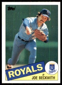 1985 Topps: Joe Beckwith Baseball Cards #77