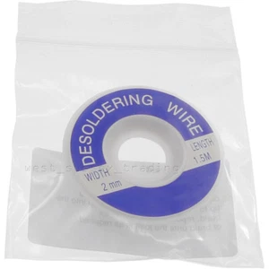 2mm Desolder Braid Desoldering Wick Mop Solder Sucker - BUY 2 GET 1 FREE - Picture 1 of 2