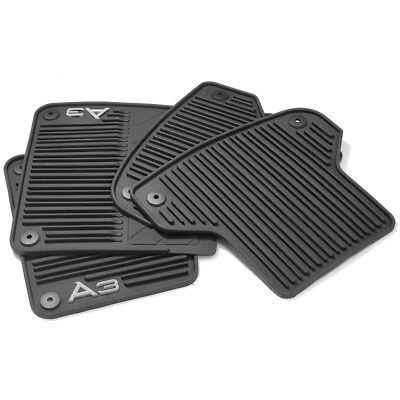 Original Audi A3 (8P) Sportback rubber floor mats Monster mats rubber mats  - Image 1 of 4