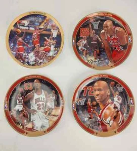 Bradford Exchange Upper Deck Michael Jordan Lot Of 4 Plates W/ Paperwork - Picture 1 of 7