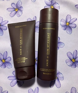 2er Set Sam McKnight Rich Nourish Shampoo 3,38oz & Rich Conditioner 2,54oz NEU - Bild 1 von 3