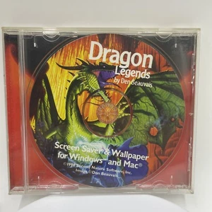 1998 Second Nature Dragon Legends for Screen Saver &Wallpaper For Window and Mac - Picture 1 of 5