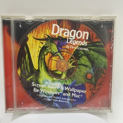 1998 Second Nature Dragon Legends for Screen Saver &Wallpaper For Window and Mac - Image 1 of 4