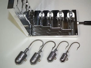 Saltwater Bullet Jig mold 6,8,12,16oz CNC Aluminum - Picture 1 of 6