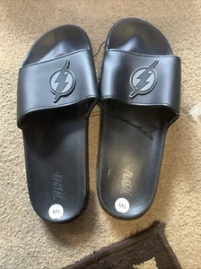 DC Comics The Flash Slide Shoe Sandal Size Mens M/L Discontinued - Picture 1 of 3
