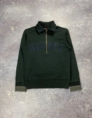 Vintage Diesel Big Logo 1/4 Zip Sweater - Image 1 of 4