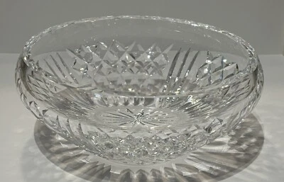 Waterford Crystal 8” Centerpiece Bowl / Fruit Bowl As Is Some Wear - Image 1 of 4