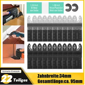 22x SÄGEBLATT MULTIFUNKTIONSWERKZEUGE ZUBEHÖR FÜR FEIN MULTIMASTER MULTITOOL - Bild 1 von 13