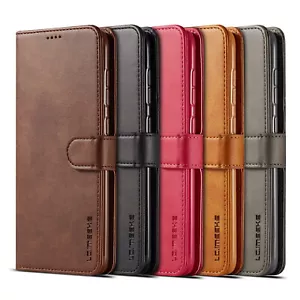 Leather Case For iPhone 15 14 13 12 8 7 Plus SE XR XS Flip Wallet Magnetic Cover - Picture 1 of 25