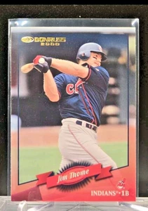 2001 Donruss Jim Thome - 2000 Retroactive #33 HOF Cleveland Indians - Picture 1 of 2