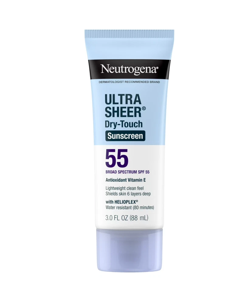 Neutrogena Ultra Sheer Dry-Touch Loción Protectora Solar FPS 55 - 3 oz Foto 1 de 1