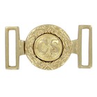 Civil War Confederate Officers Belt Buckle | Reproduction Uniform Costume Brass