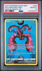 Carte promozionali Galarian Moltres #284 SWSH: Spada e Scudo - PSA 10 - Foto 1 di 2