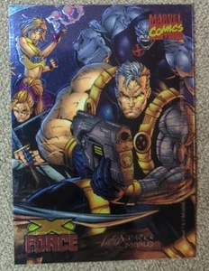 Cable Youngblood X-Force 1996 - #6 Marvel Comics Wizard Promo All Chromium Card - Bild 1 von 2