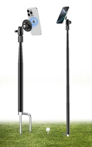 Golf Einbeinstativ Stick, Selfie Stick für iPhone 16/15/14/13 Pro Max, Golfstativ... - Bild 1 von 8