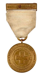 World War One British Red Cross Society 1914-1918 War Service Campaign Medal - Picture 1 of 2