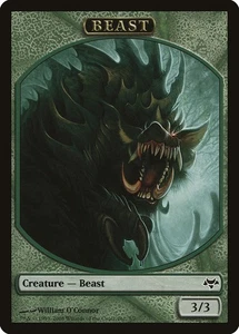 1x Beast Token - NM/LP - Shadowmoor Block - SPARROW MAGIC - Picture 1 of 1