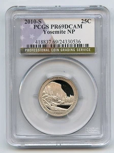 2010 S 25C Clad Yosemite Quarter PCGS PR69DCAM - Picture 1 of 1