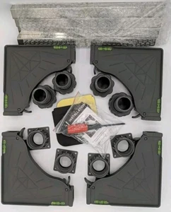 Mini Kühlschrankständer/Waschmaschine/Trockner Standfuß & Anti-Vibrations-Steigleitungen für Waschmaschine - Bild 1 von 9