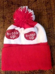 Bubble Up Soda, Soft Drink Vintage Advertising Knit Hat, Cap, Original Tag - Picture 1 of 9