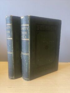 Vanity Fair, Ein Roman ohne Helden; W M Thackeray; 2 Bände, illustriert 1879