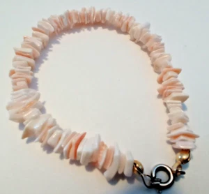 7" Hawaii Chip Muschel Armband-Lachs - Bild 1 von 3