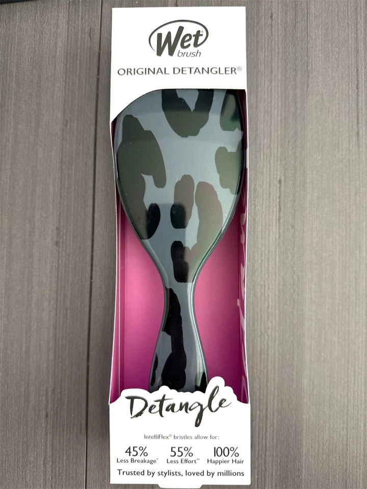 WET BRUSH ORIGINAL DETANGLER Gray Leopard - Image 1 of 1