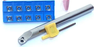 1x Bohrstange S16Q SCLCR 09 + 10x CCGT 09T308-AL K10 für ALU & NE-Metalle - Picture 1 of 2