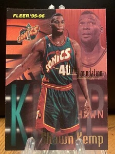 1995-96 Fleer Shawn Kemp Seattle SuperSonics #344 - Imagen 1 de 2