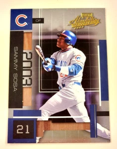 2003 Playoff Absolute Memorabilia SAMMY SOSA Card #8 CHICAGO CUBS - Picture 1 of 1