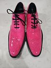 Dolce & Gabbana Patent Leather IT36 Pink Brogues Womens Size 39 Mint Condition