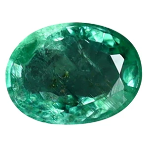 0.68 ct Stunning Oval Cut (7 x 5 mm) Colombia Green Emerald Natural Gemstone - Picture 1 of 1