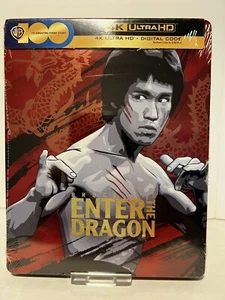 Enter the Dragon Steelbook 4K (4K UHD Blu-ray+Digital) Brand New - Picture 1 of 2