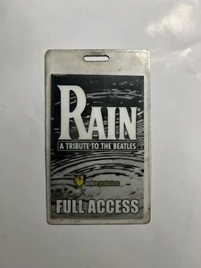 Rain- A Tribute To Beatles Backstage Full Pass Laminate - Picture 1 of 2